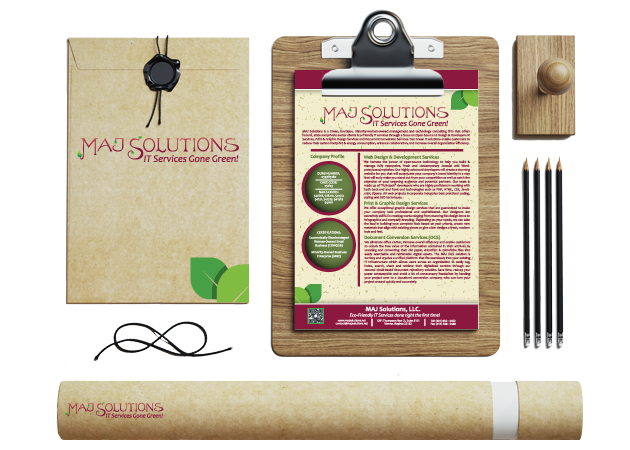 MAJ Solutions, Print and Graphic Design, Your Vision Our Design